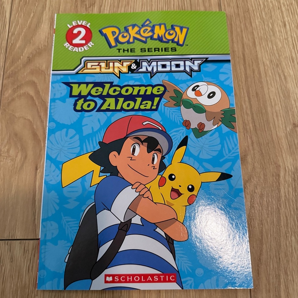 Pokemon Sun & Moon Children’s Book Reading Level 2